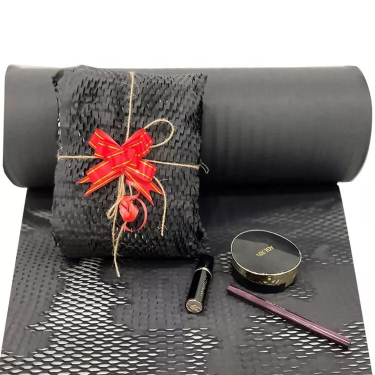 Customized 30m Honeycomb Paper Wrap Roll For Gift Packing